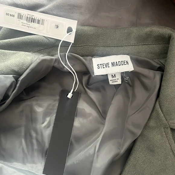 Not Your Baby Faux Suede Jacket - Green - Picture 6 of 7